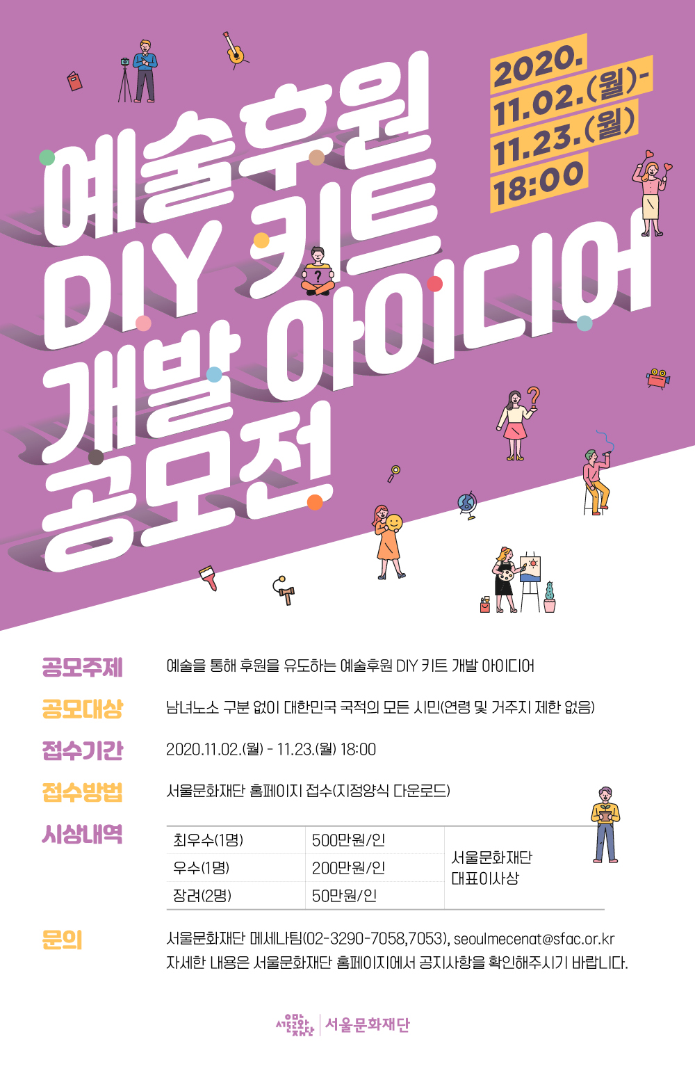 예술후원 DIY 키트 개발 아이디어 공모전